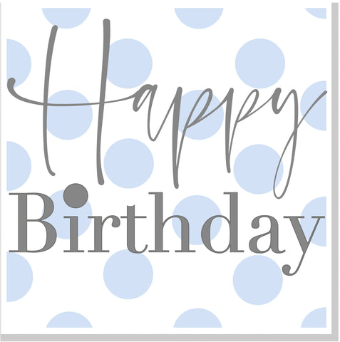 Spotty Happy Birthday square card