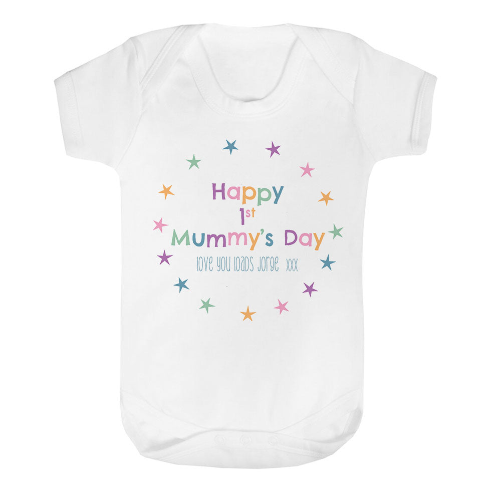 Mummy's Day personalised Baby Vest