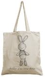 Hello I'm new here baby canvas bag