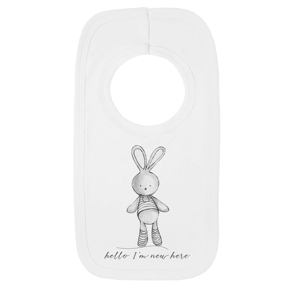Hello I'm New Here Bib