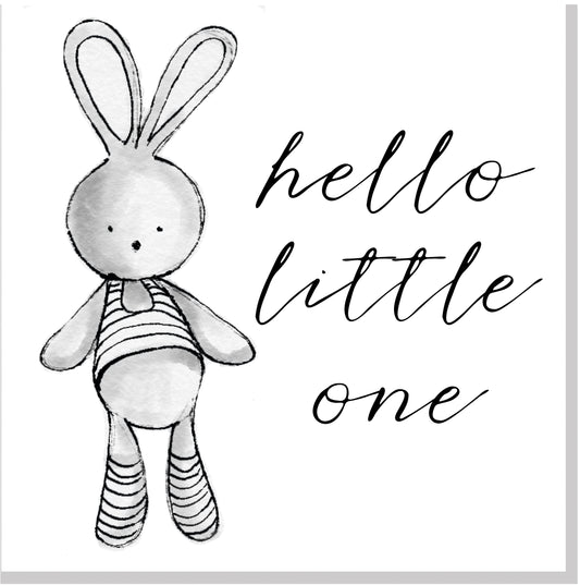 Hello Little one square card