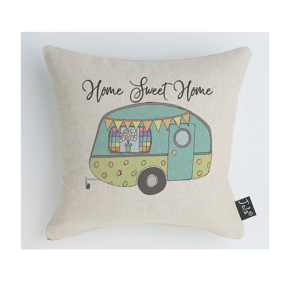 Caravan home sweet home cushion - Jola Designs