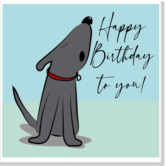 Happy Birthday Hound!... square card