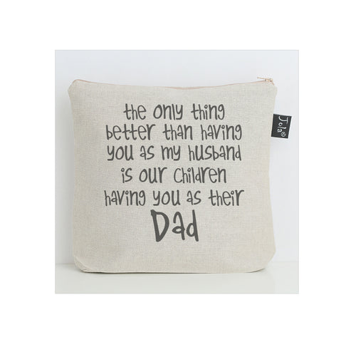 Husband Dad wash bag