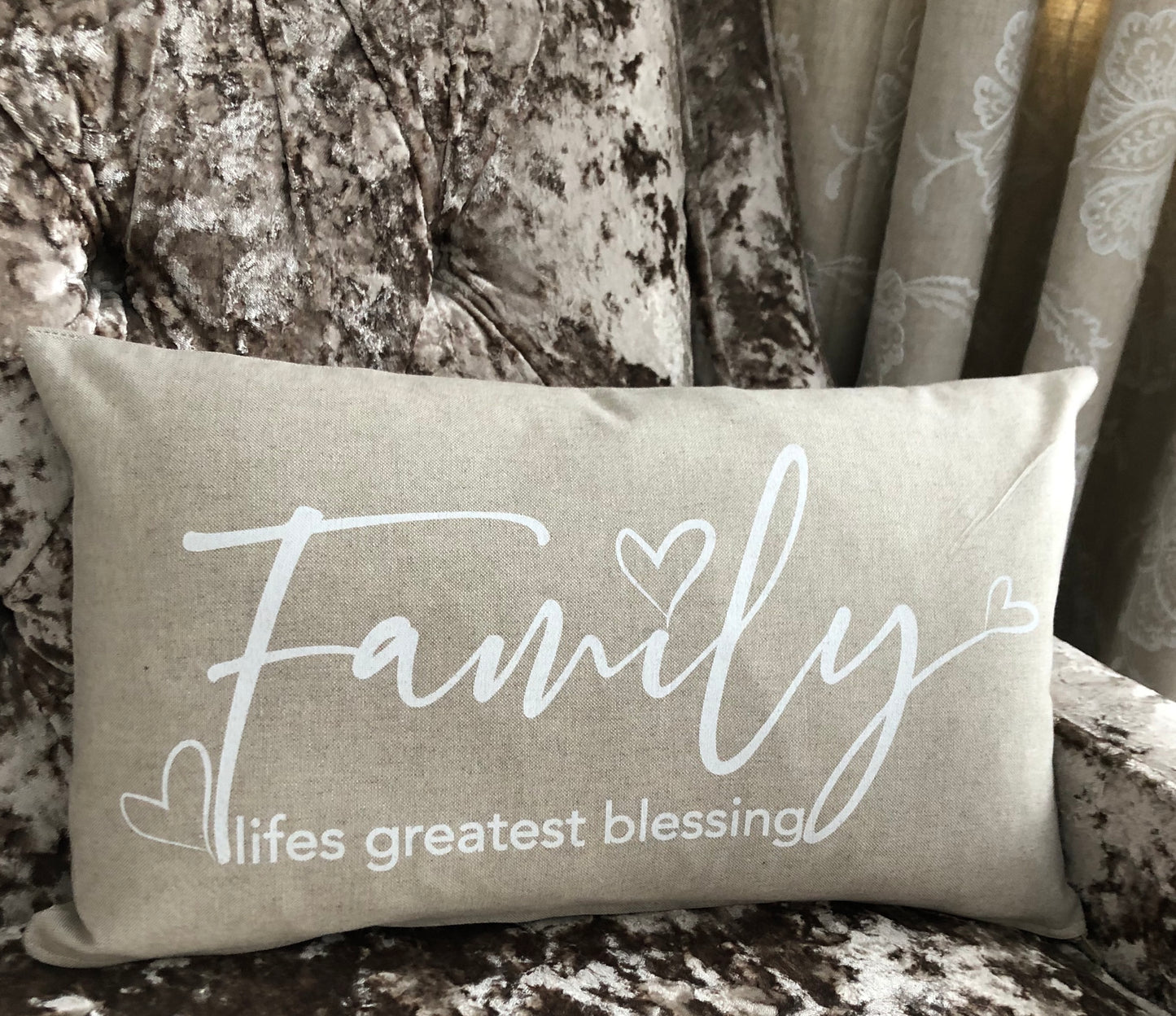 Family Greatest Blessing cushion
