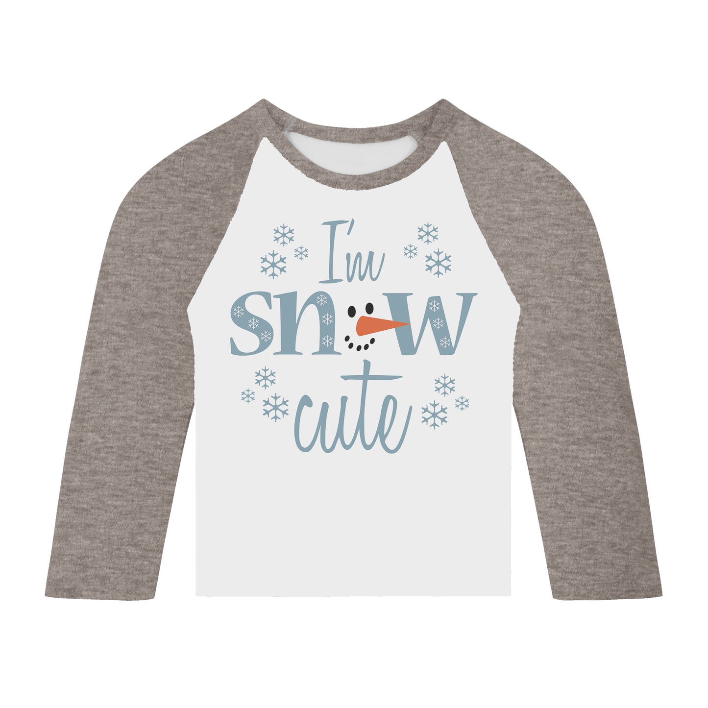 I'm Snow Cute Christmas long sleeve Toddler T Shirt