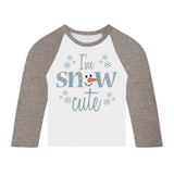 I'm Snow Cute Christmas long sleeve Toddler T Shirt