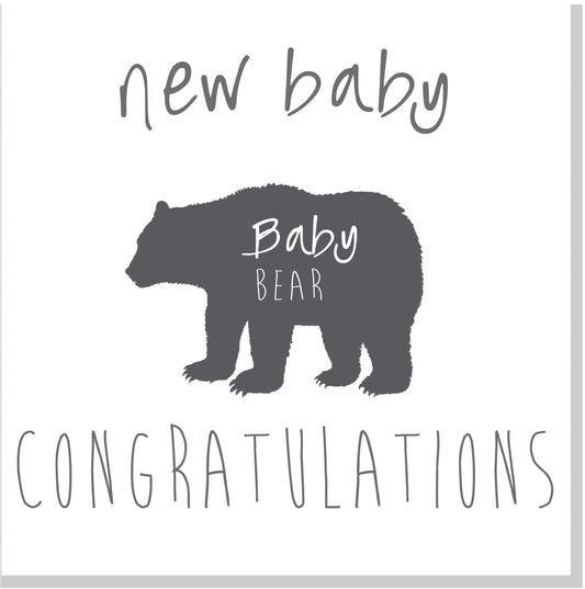 New Baby Bear square card