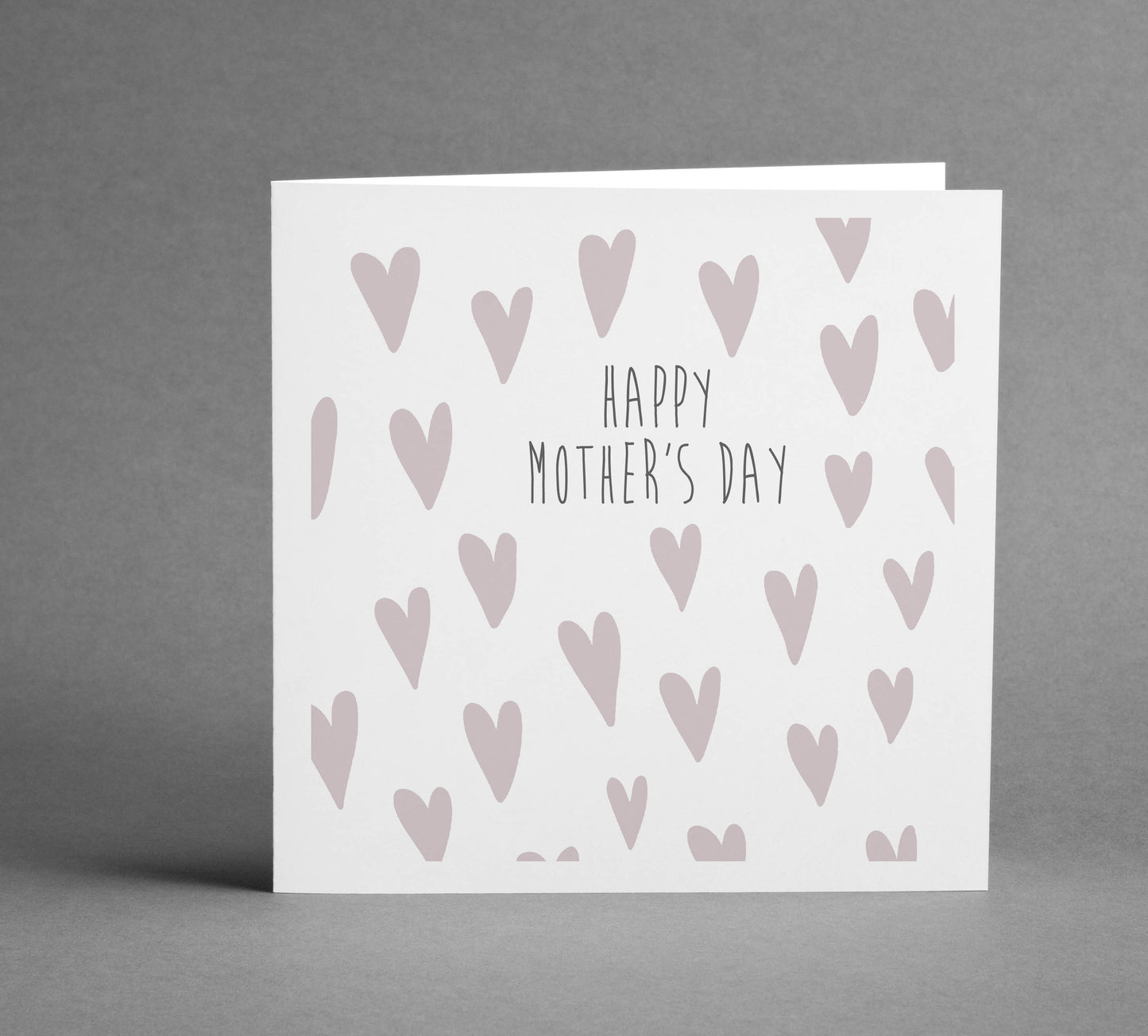 Happy Mother's Day hearts square card