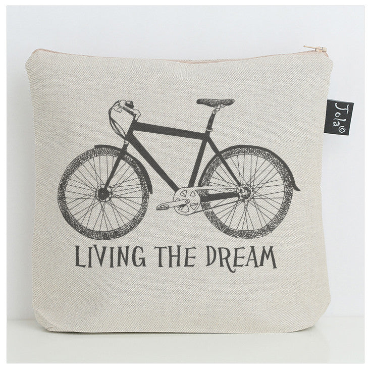 Living the dream bike wash bag