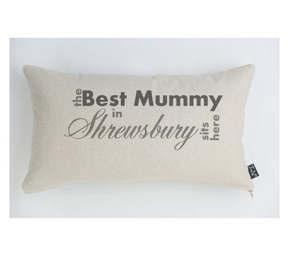 Personalised Best Mummy City cushion - Jola Designs