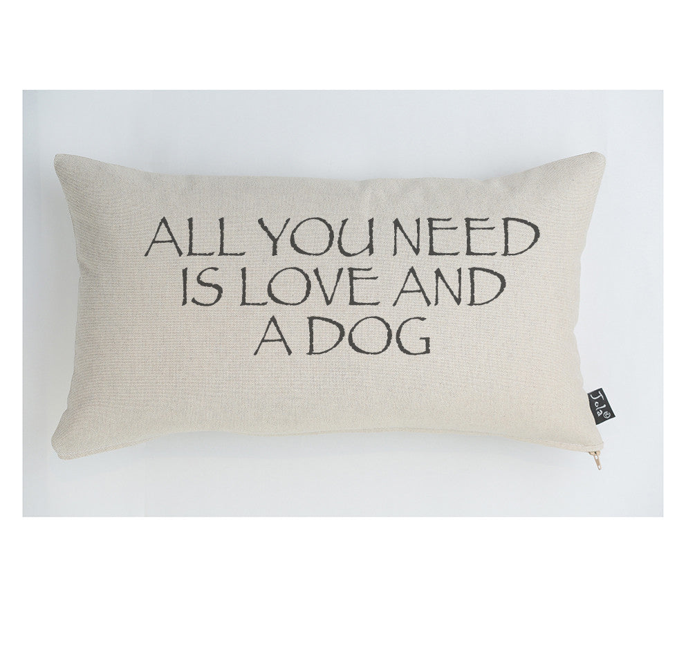 All you need is Love and a Dog cushion - Jola Designs