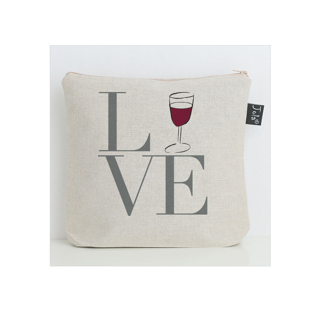 Love wine washbag