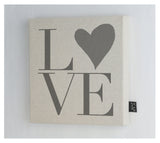 Love heart Canvas frame
