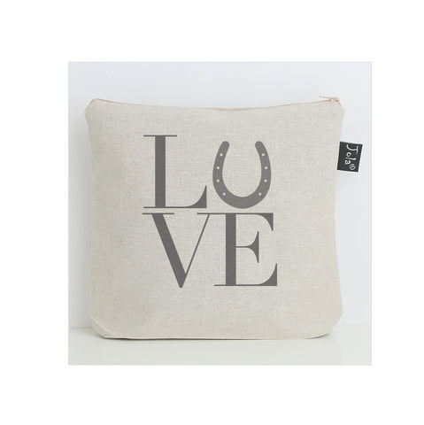 Love Horse shoe Wash bag