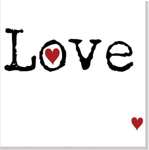 Love Retro square card