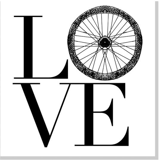 Love Wheel square card