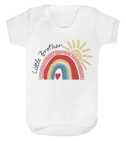 Little Sister/Brother Rainbow Baby Vest