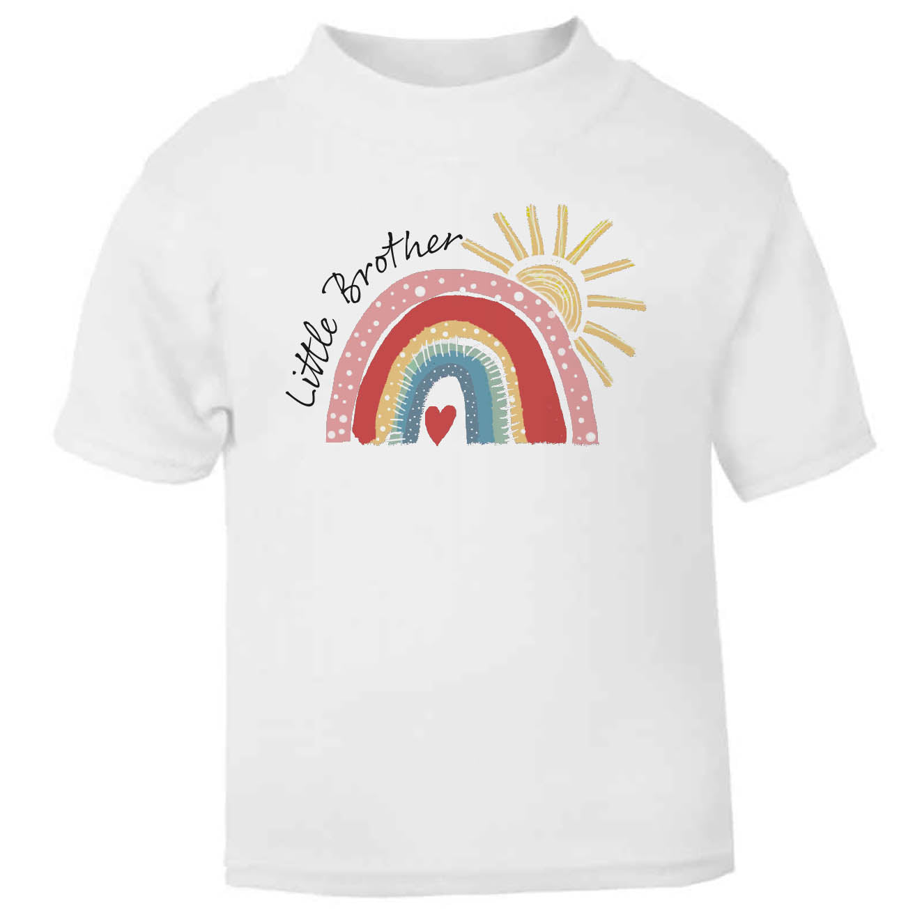 Little Brother Rainbow Toddler T Shirt
