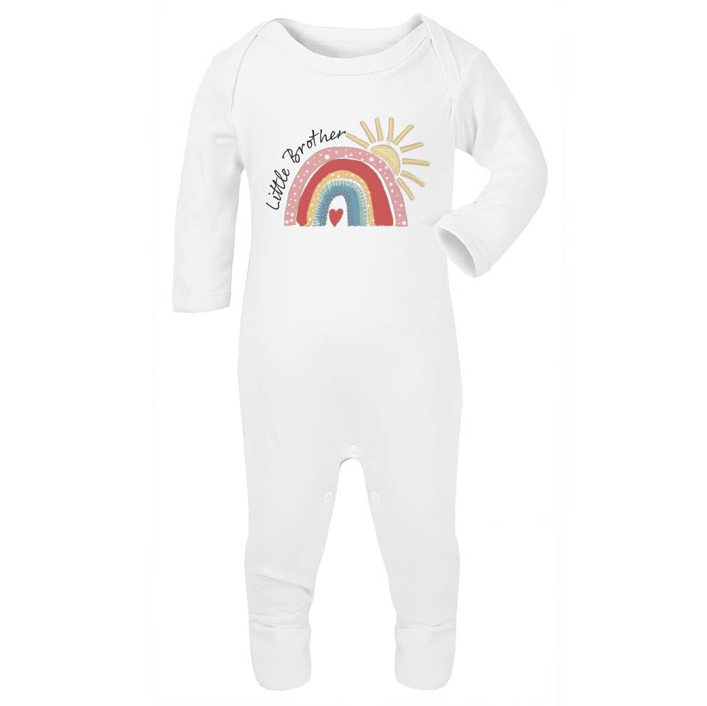 Little Sister/Brother Rainbow Baby Vest