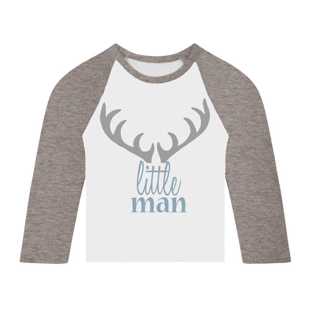 Little Man long sleeve Toddler T Shirt