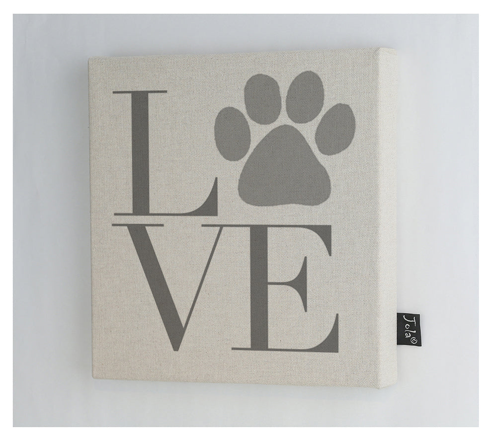 Love Paw Canvas frame