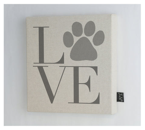 Love Paw Canvas frame