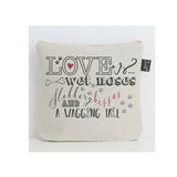 Love is Wet nose Wash bag