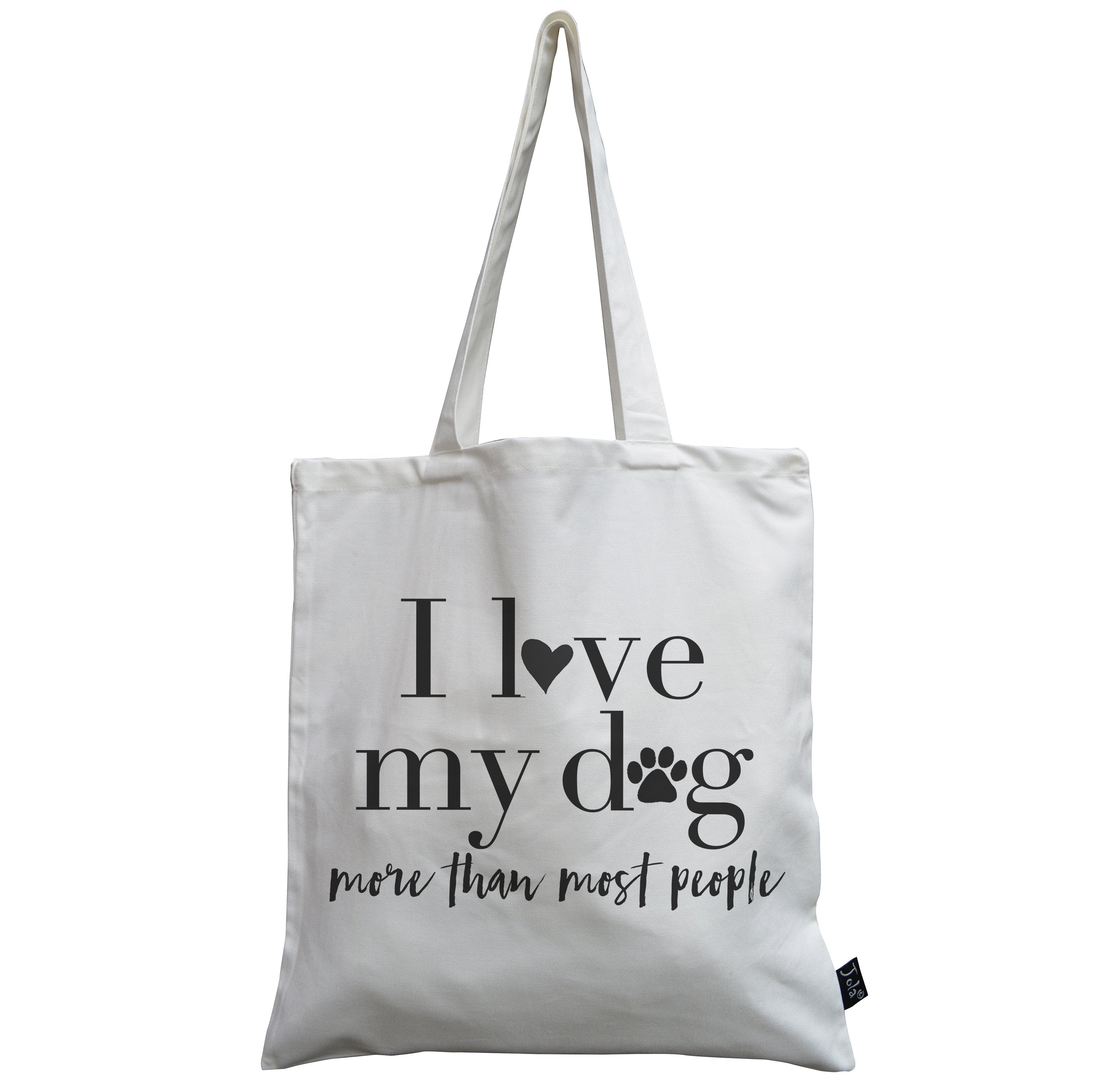 I love my Dog canvas bag