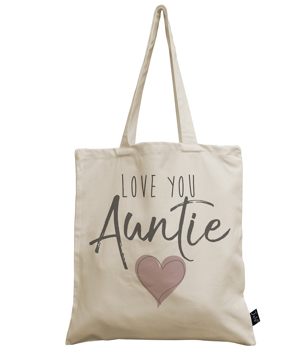 Love you Auntie canvas bag
