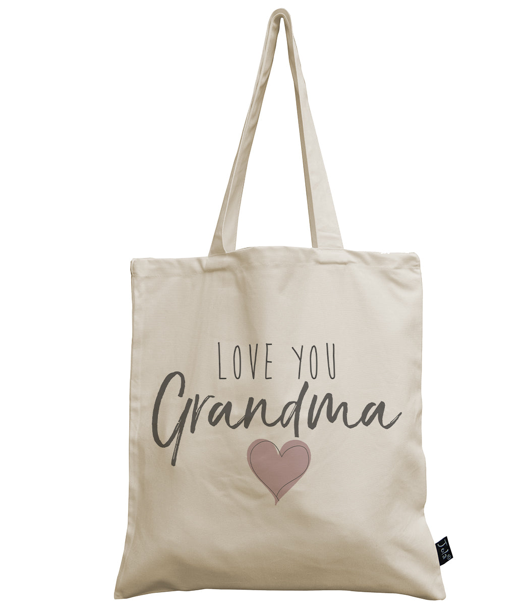 Love you Grandma canvas bag