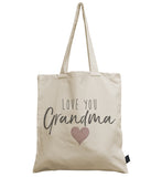 Love you Grandma canvas bag