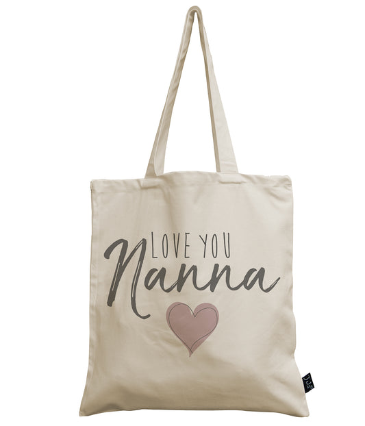 Love you Nanna canvas bag