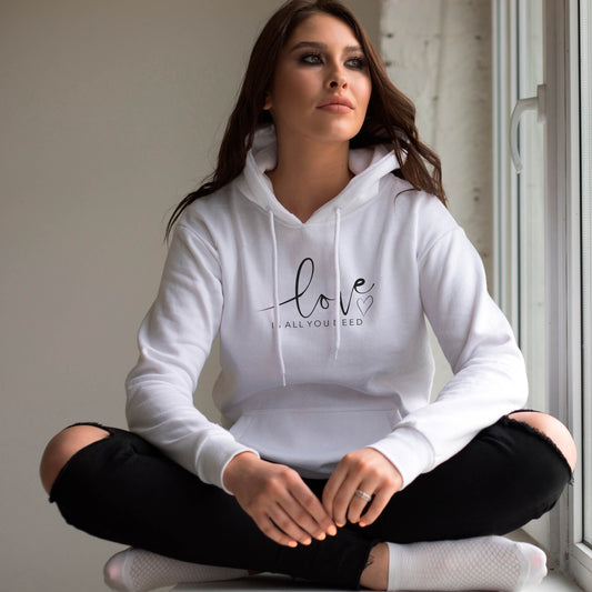 Love is all you need Cotton Original Hoodie