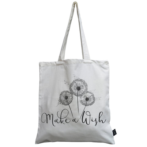 Make a wish canvas bag