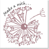Make a wish blush square card