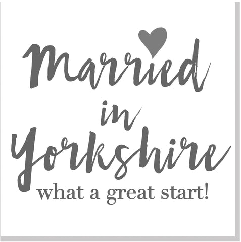 Married in Humber square card