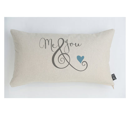 Me & You ampersand cushion