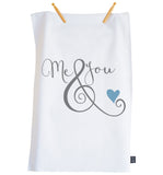 Me & You ampersand tea towel