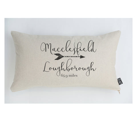 Personalised Mileage Cushion