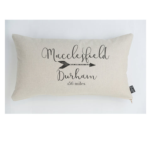 Personalised Mileage Cushion