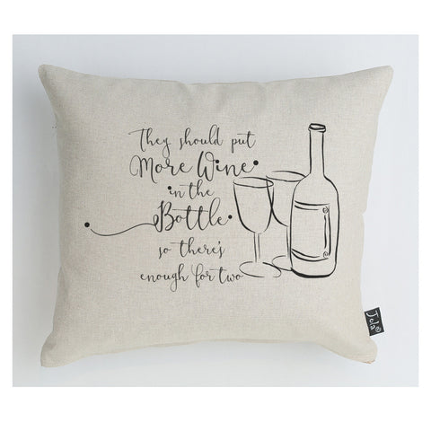 More Wine cushion