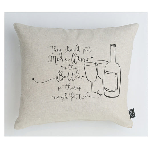 Wine for two Cushion - Jola Designs