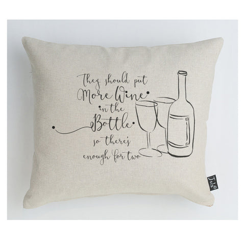 Wine for two Cushion