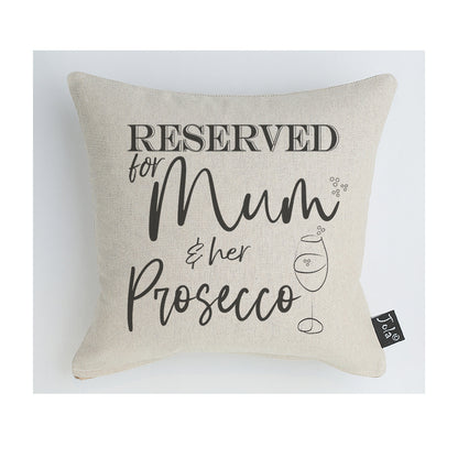 Reserved for Mum and her Prosecco cushion / Personalise