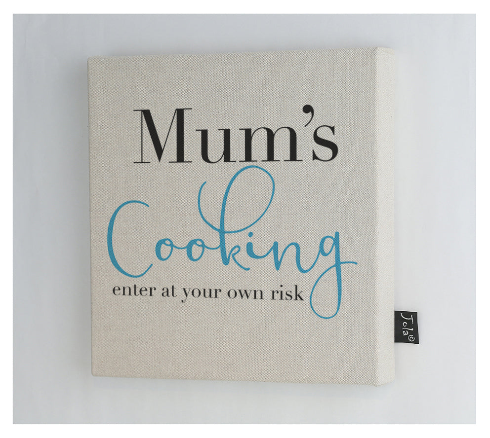 Mum's Cooking Canvas Frame