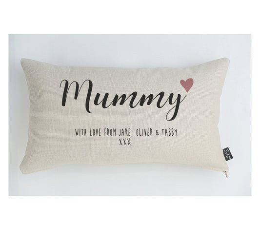 Personalised Mummy with love Cushion
