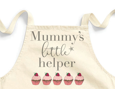 Mummy's Little Helper cupcakes Mini Apron