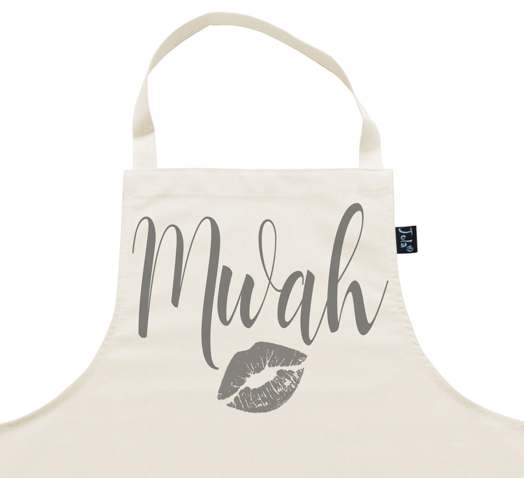 Mwah grey kiss Apron