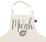 Mwah grey kiss Apron